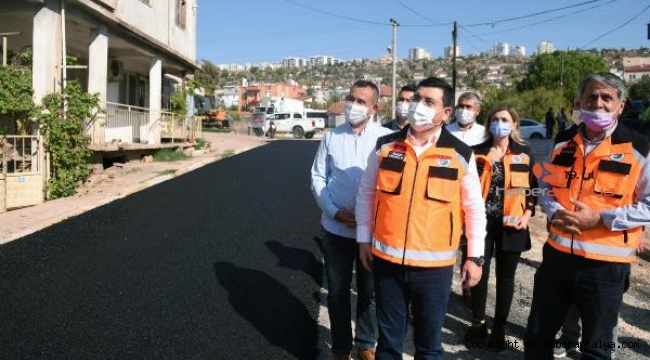 Erenköy'de asfalt tamam sırada doğal gaz var