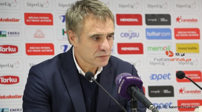Ersun Yanal: "Pozisyon üstünlüğü bizdeydi"