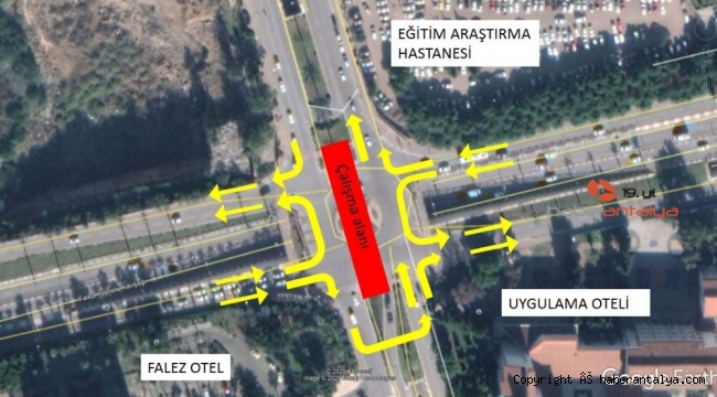 Falez Kavşağı trafiğe kapanacak