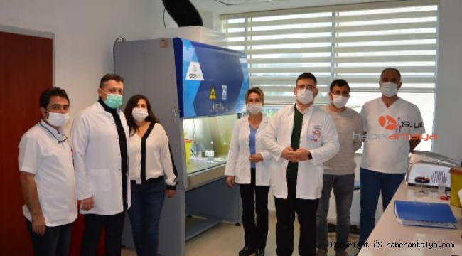 Finike Devlet Hastanesi'nde koronavirüs testleri başladı