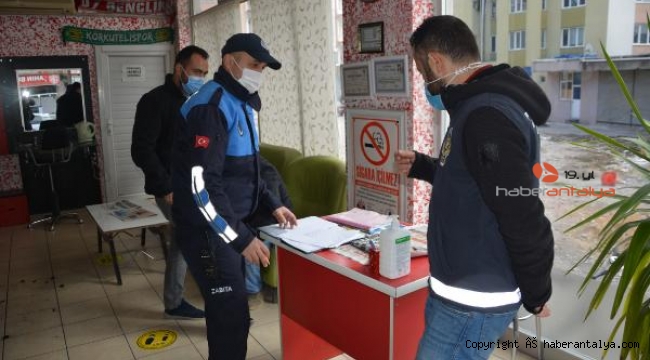 İş yerlerine koronavirüs denetimi