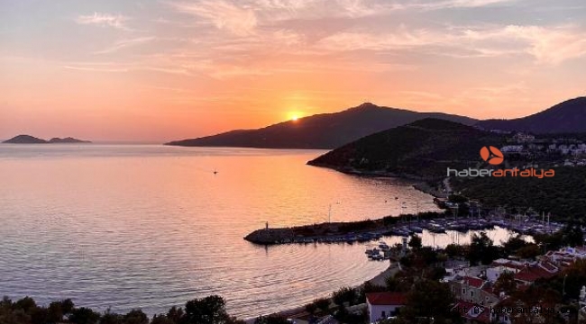 Kalkan'da gün batımı
