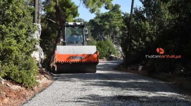 Konyaaltı Belediyesi'nden kırsala asfalt