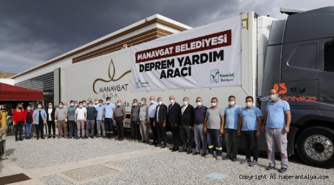 Manavgatlıların İzmir yardımları yola çıktı