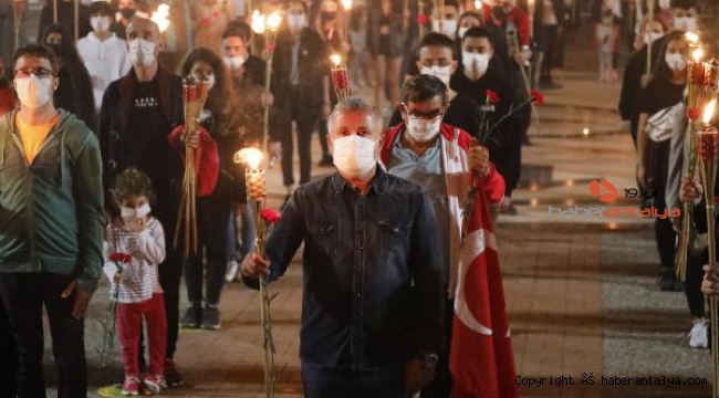 Manavgat'ta Atatürk'e anlamlı anma töreni