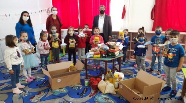 Minik yüreklerden İzmir'e anlamlı yardım