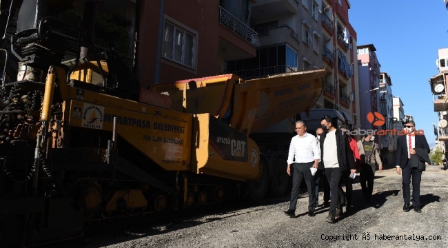 Muratpaşa Mahallesinin yolları yenileniyor