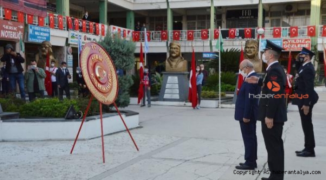Serik'te Atatürk'ü anma programı