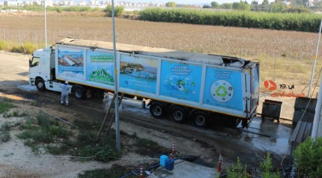 Serik'ten 56 bin 704 ton çöp transfer edildi