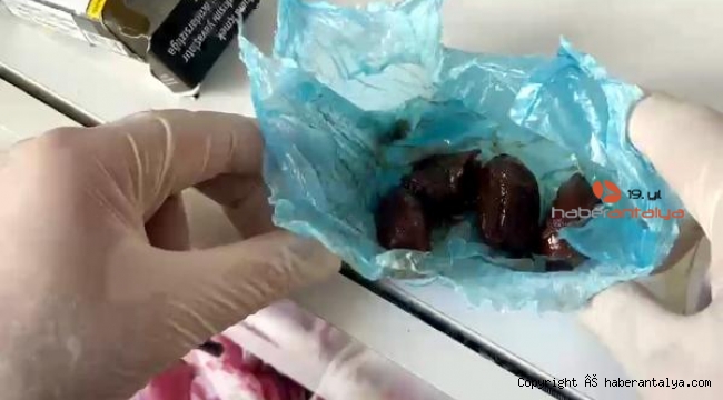 Uyuşturucu maddeyi hurmaya enjekte etmişler