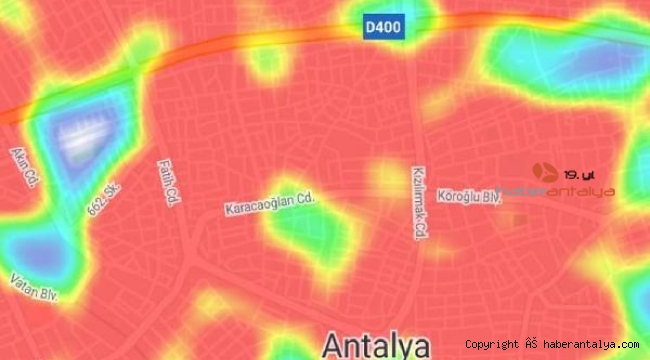 Antalya kıpkırmızı oldu !