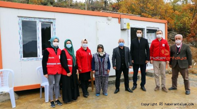 Anne ve oğluna sıcak yuva