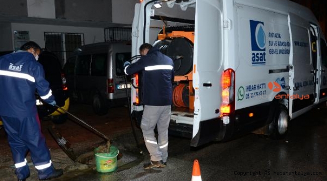 Antalya'nın alt yapısı için yoğun mesai