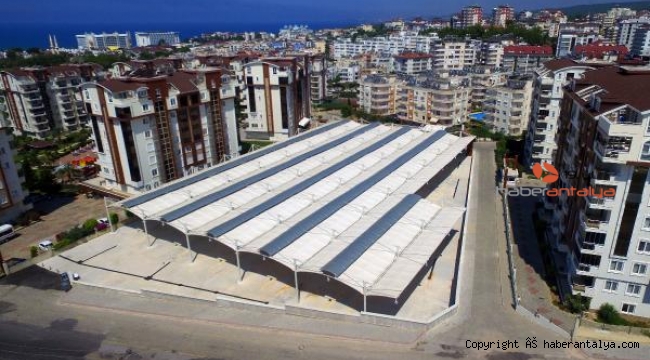 Avsallar modern kapalı pazar yeri tamamlandı