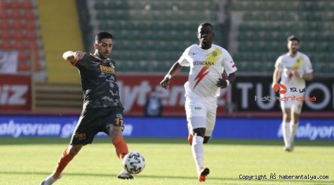 Aytemiz Alanyaspor oyunda üstün, puanda eksik kaldı