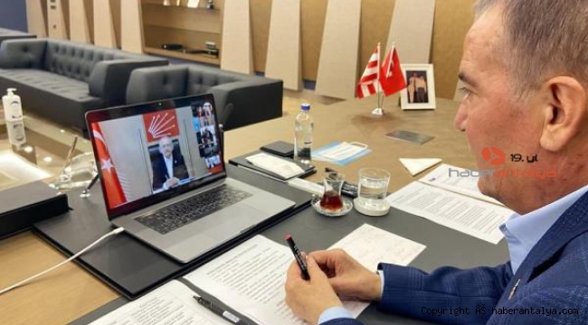 Başkan Böcek, Kılıçdaroğlu başkanlığındaki toplantıya katıldı