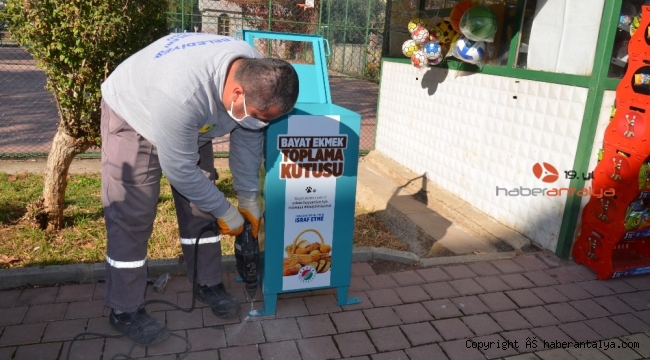 Bayat ekmekler sokak hayvanlarına mama olacak