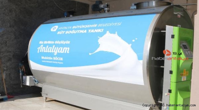 Büyükşehir'den Bozova ve Yeşilyayla'ya süt tankı