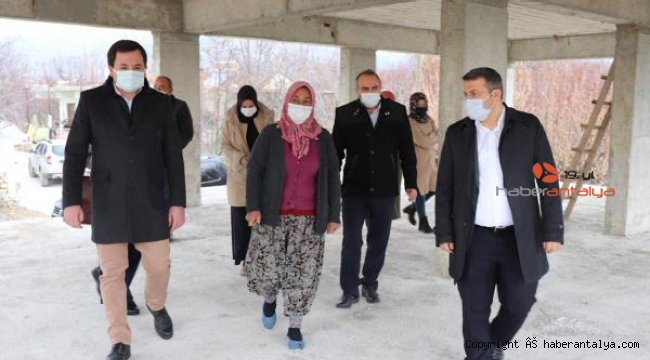 Evi yanan aileye destek