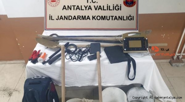 Kaçak kazıya suçüstü