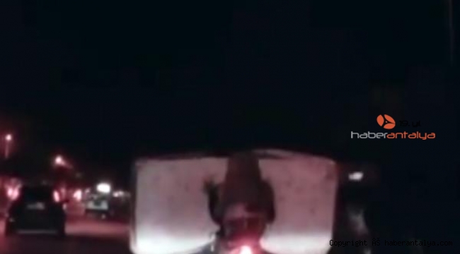 Yatağı, motosikletle taşıdılar