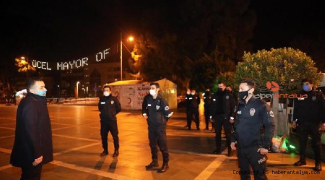 Alanya'da yılbaşı gecesi de denetim sürdü
