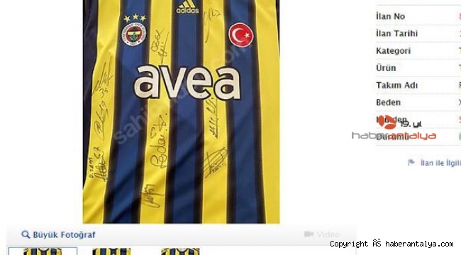 'Alex' imzalı Fenerbahçe forması ne kadara satışa çıktı ?