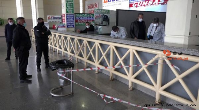 Antalya terminalinde gizemli ceset !