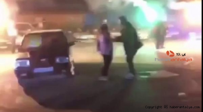 Antalya'da driftli evlilik teklifi