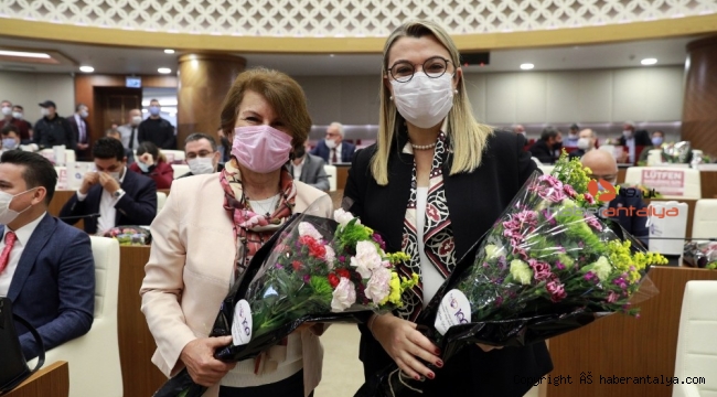 ATB'den büyükşehir meclis üyelerine çiçek