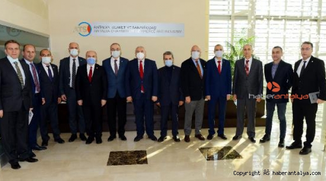 İYİ Parti heyeti ATSO'yu ziyaret etti