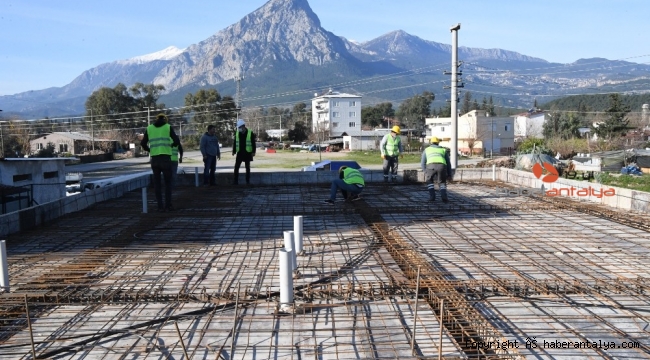 Konyaaltı Belediyesi'nden 'Çakırlar'a yeni hizmet binası