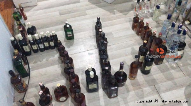 Polisten sahte alkol operasyonu