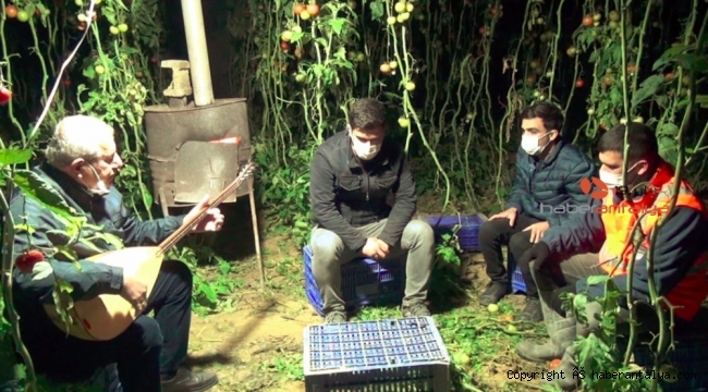Seralarda sazlı sözlü 'Don' nöbeti başladı