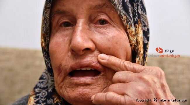 Yaşlı kadın, evinde dehşeti yaşadı