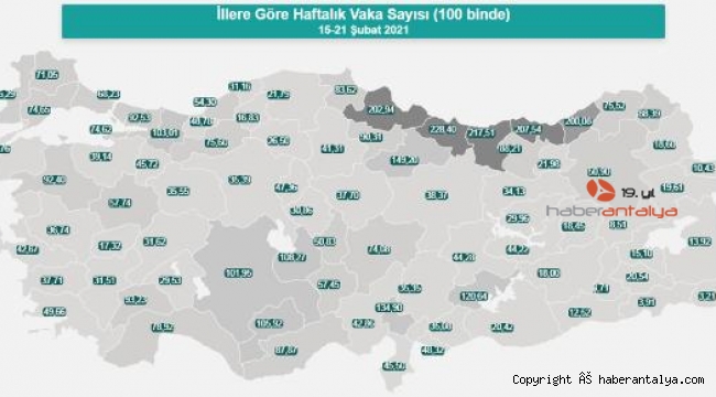 Antalya'da turuncu koronavirüs alarmı