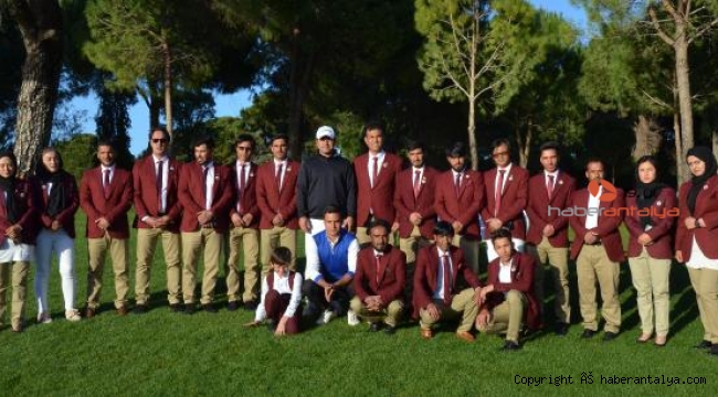 Afgan golfçüler Türkiye'de turnuvaya katılıp, eğitim aldı
