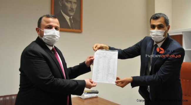AK Parti il yönetimi mazbatayı aldı