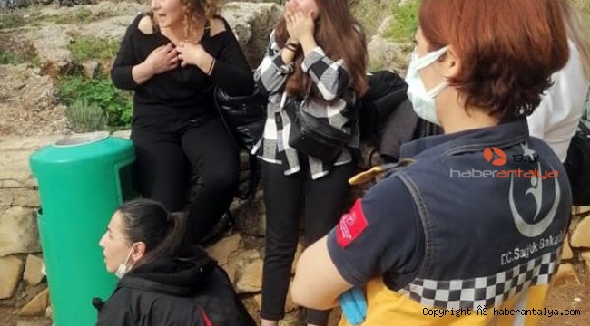 Antalya falezlerinde ölü şoku !