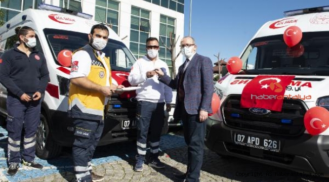 Antalya'ya 10 yeni ambulans