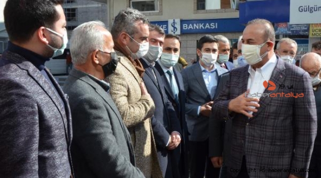 Bakan Çavuşoğlu Serik'te