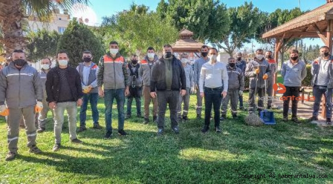 Belediye çalışanlarına covid-19 eğitimi