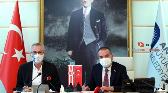Büyükşehir, Antalyaspor'a 2 yılda 3 milyon lira ödeyecek