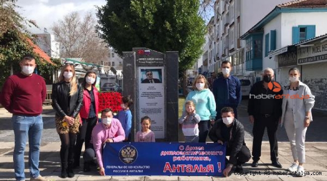Demre'de Andrey Karlov anıldı