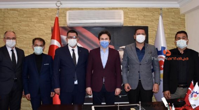 Dere'den Başkan Kocakaya'ya teşekkür ziyareti