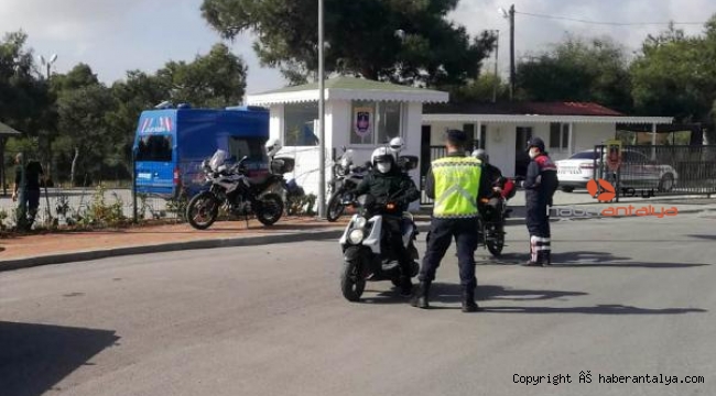 Jandarmadan motosiklet ve traktör denetimi