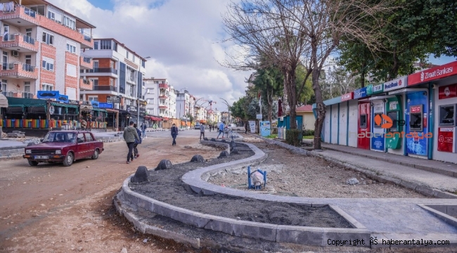 Kafeler Caddesi birinci etabın sonuna gelindi