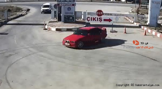 Kısıtlamayı ihlal edip, drift yapan sürücüye 7 bin lira ceza !