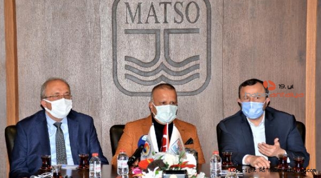 MATSO, AK Parti heyetine üyelerinin sorun ve taleplerini iletti