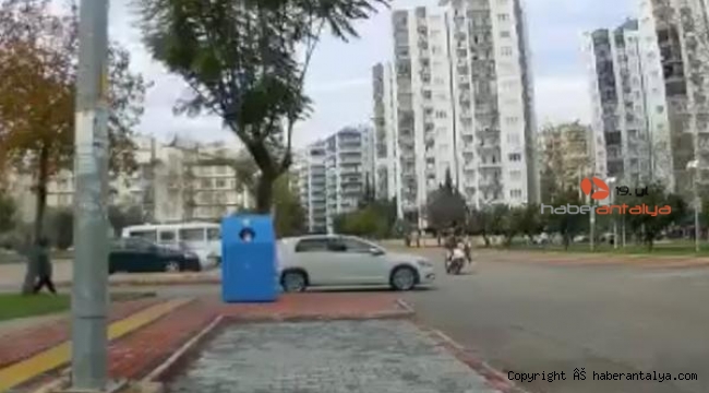 Motosikletlinin ölümden döndüğü kazanın görüntüsü ortaya çıktı